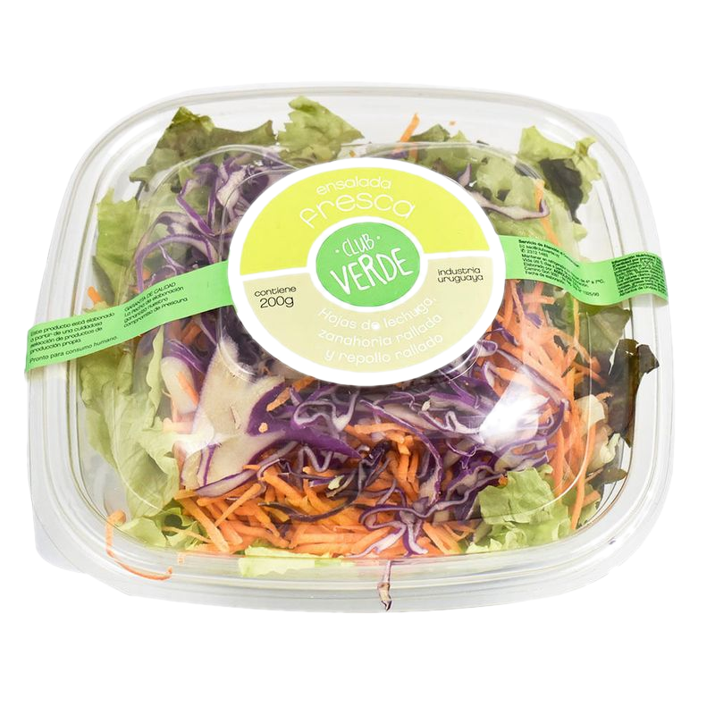 Ensalada Fresca Club Verde Lechuga Zanahoria Repo Pote 200 G