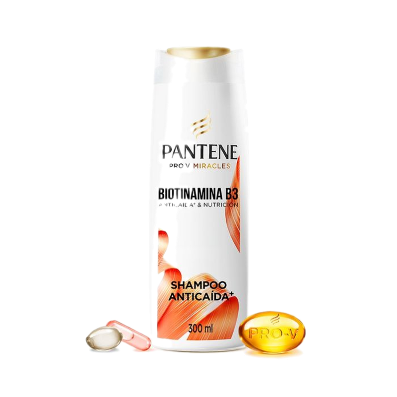 Shampoo Pantene Biotinamina B3 Anticaída 300 Ml