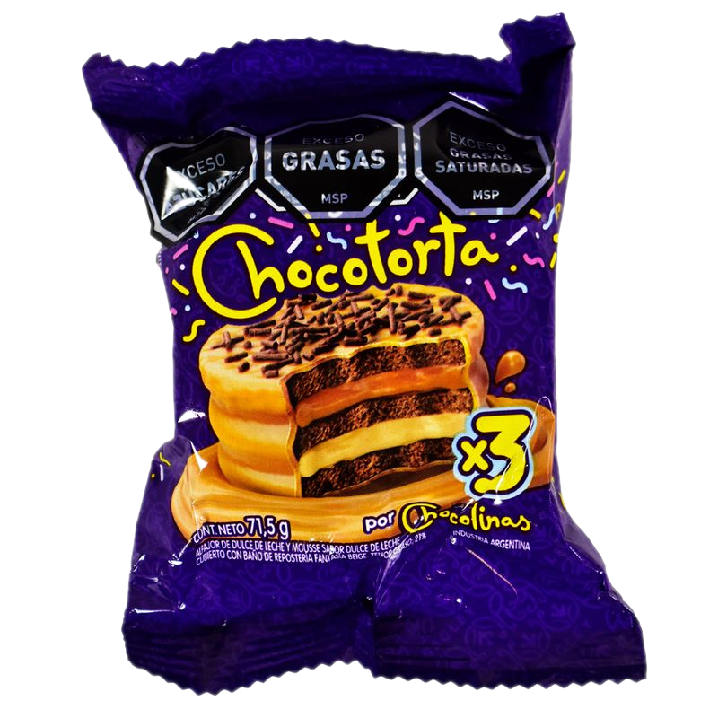 Alfajor Bagley Chocotorta Chocolina 71,5 G