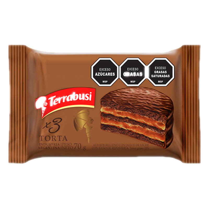 Alfajor Triple Terrabusi Torta 70 G