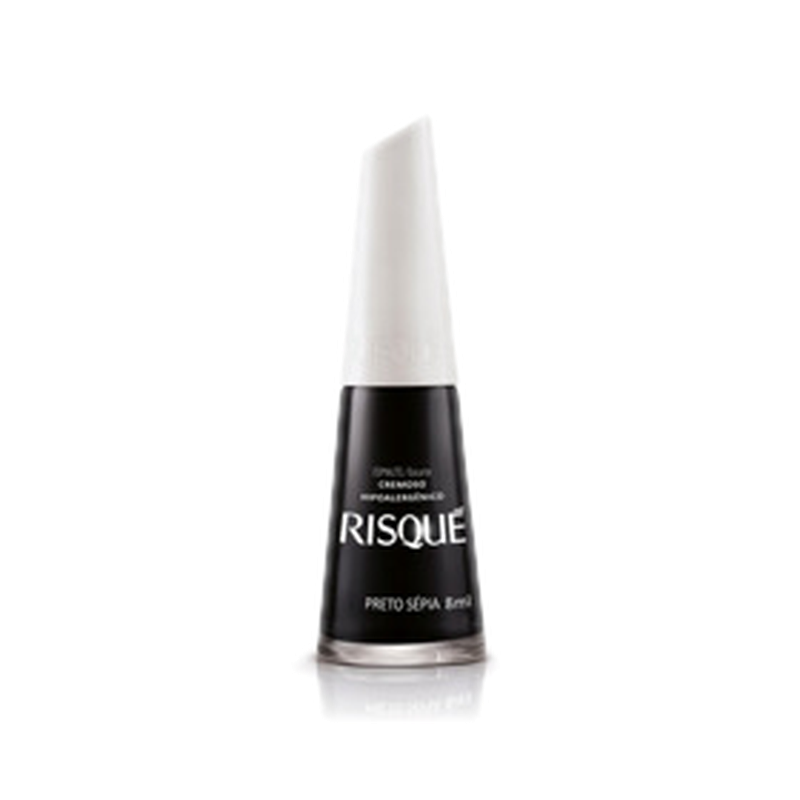Risque Esmalte Cremoso Preto Sepia [8 Ml]