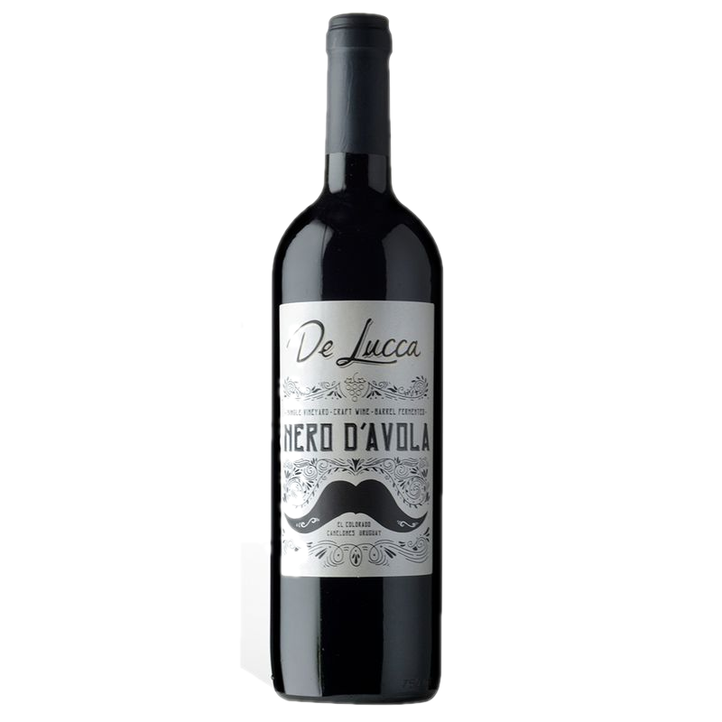 Vino Tinto Nero Davola Single Vineyard De Lucca 750 Ml