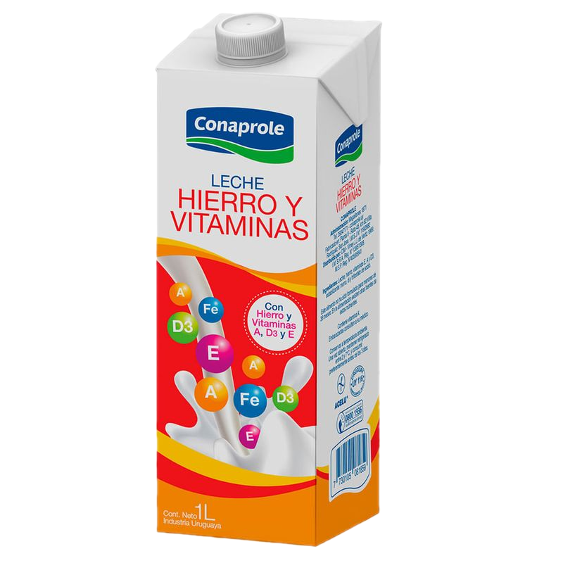 Leche Hierro Y Vit Conaprole 1 L