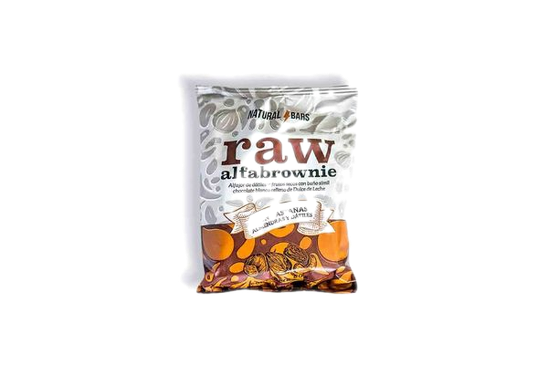 Alfabrownie Raw Chocolate Blanco Natural Bars 60 G