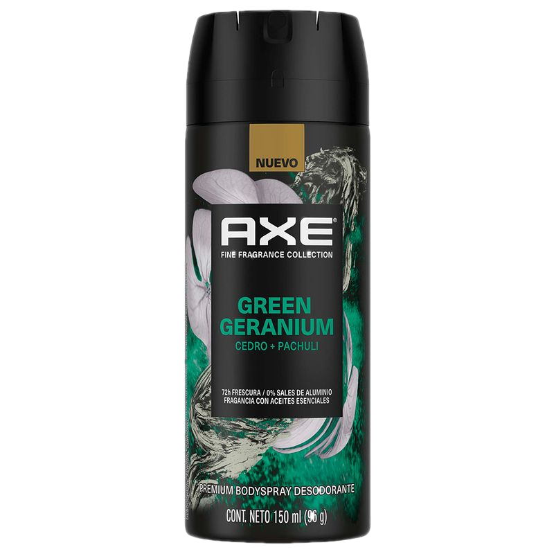 Desodorante Axe Green Gerani 150 Ml