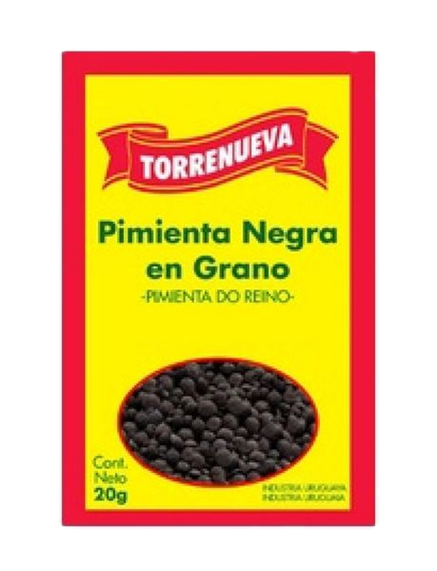 Pimienta Negra En Grano Torrenueva 20 G