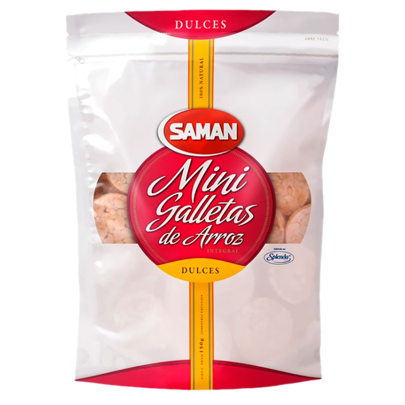 Galleta Arroz Saman Mini Dulces 150 G
