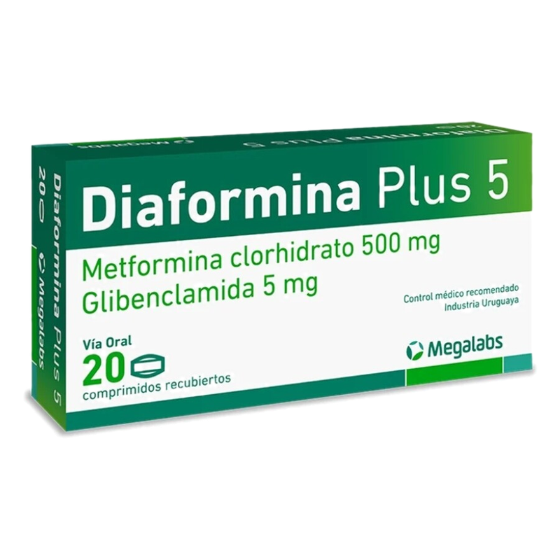 Diaformina Plus 5 Ml X 20 Comprimidos