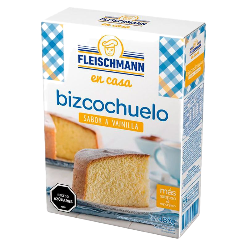 Premezcla Bizcochuelo Fleischmann Vainilla 480 G
