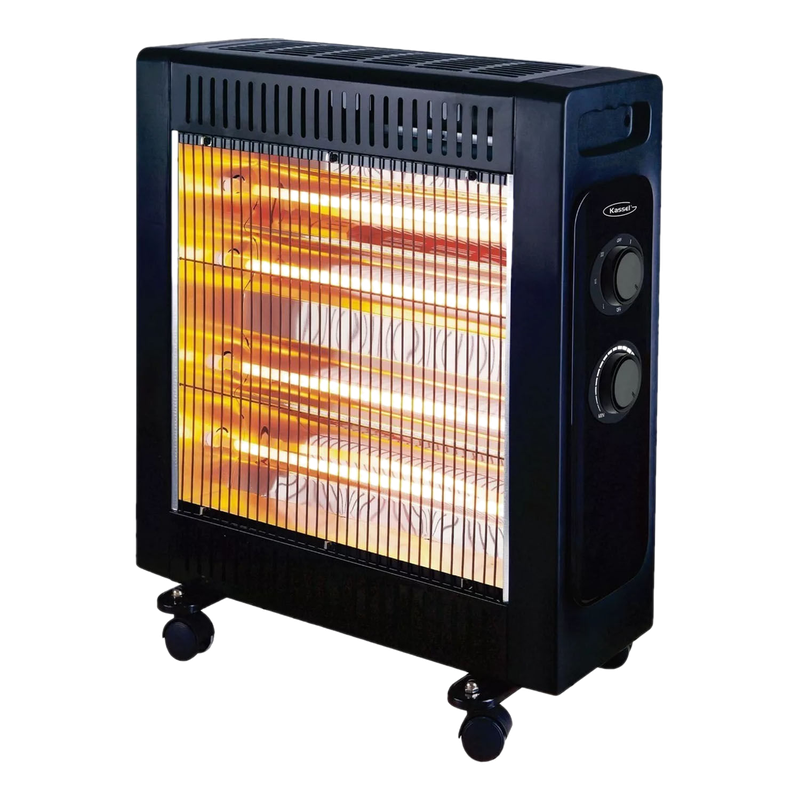 Estufa Kassel Ks-qzt4 A Cuarzo 600/1800/2400w 4 Tubos