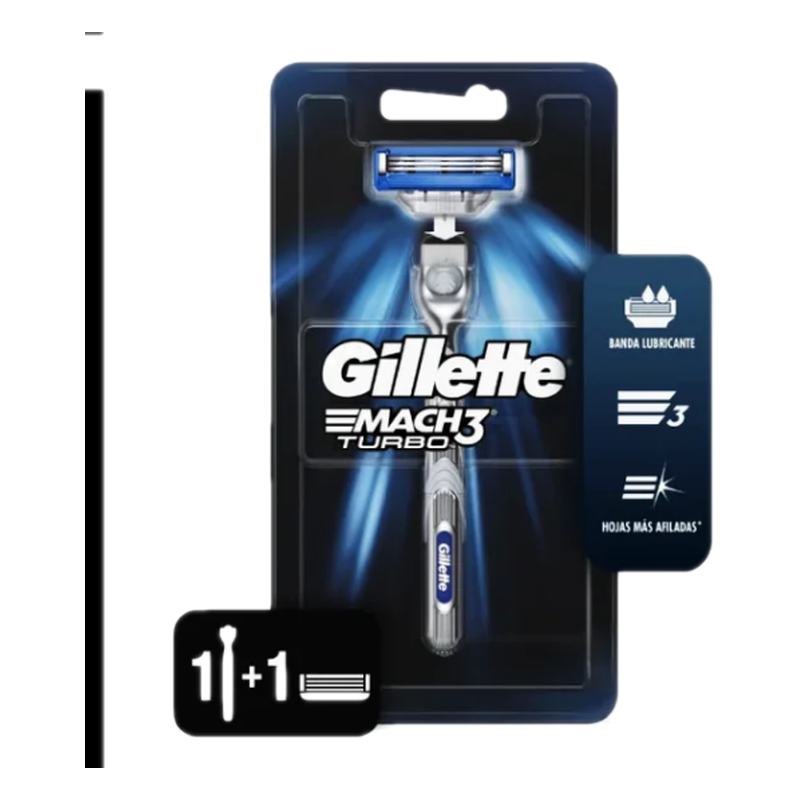 Máquina De Afeitar Gillette Mach3 Turbo