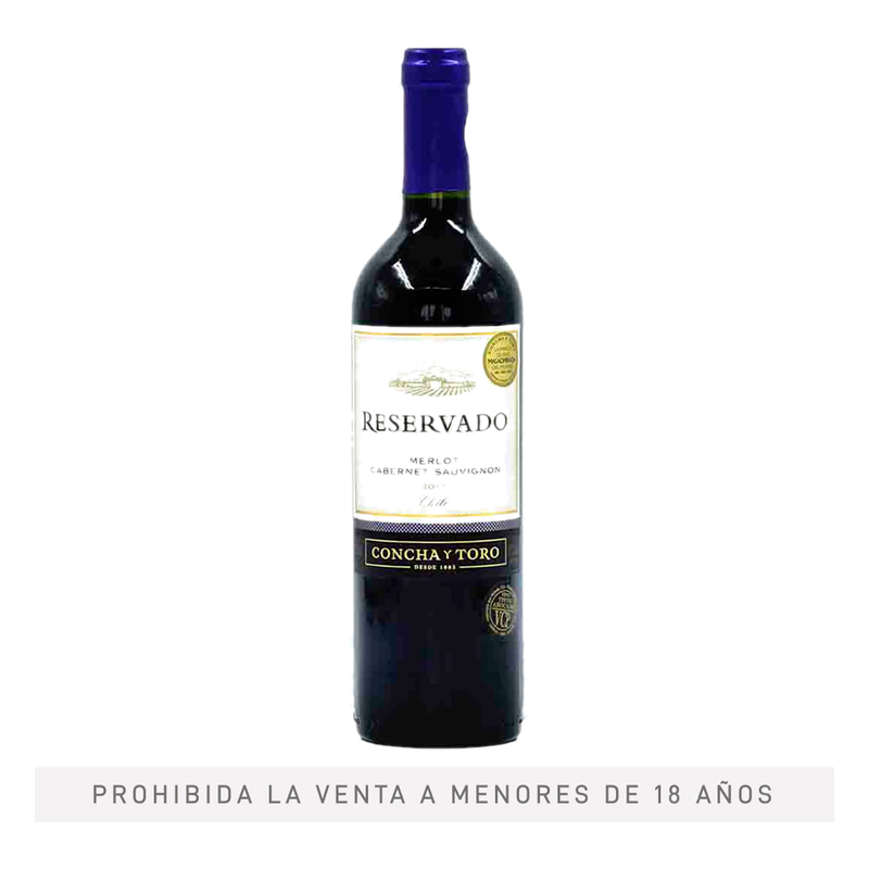 Vino Concha Y Toro Reservado Merlot 750 Ml