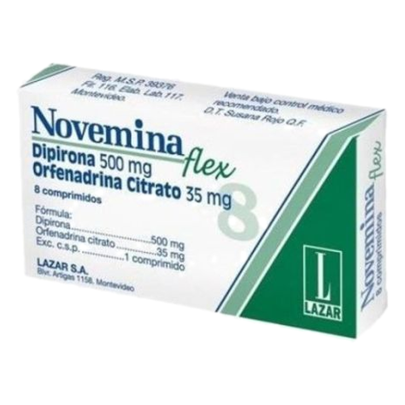 Novemina Flex X 8 Comprimidos
