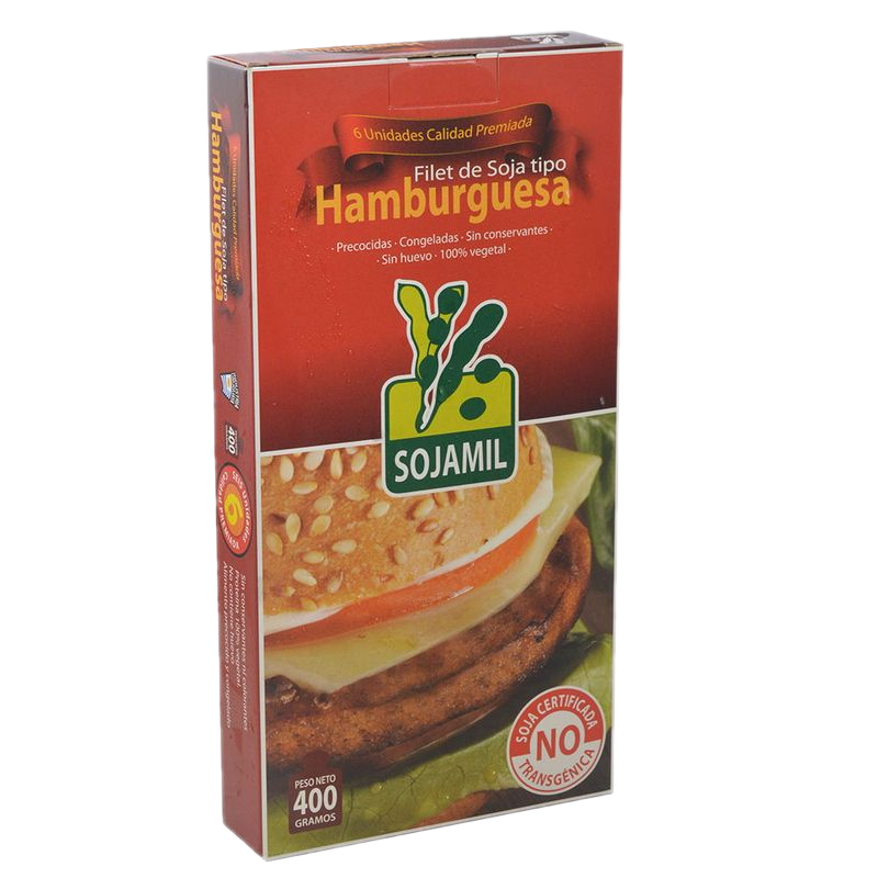 Hamburguesa De Soja Sojamil 400 G