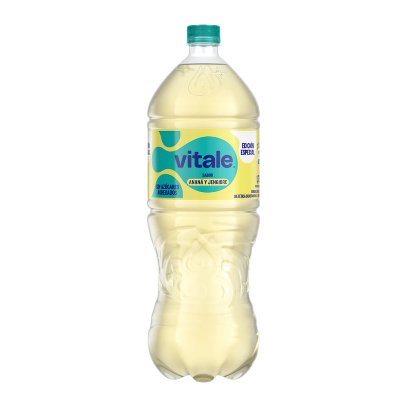 Agua Vitale Ananá Y Jengibre 1,75 L
