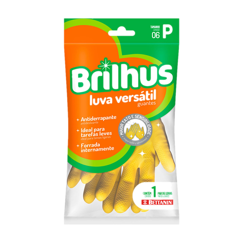Guantes De Limpieza Brilhus Versátil Talle Pequeño