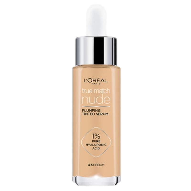 Base L'oréal Paris True Match Nude Tinted Sérum N°4-5 Medium 30 Ml