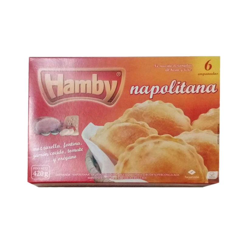 Empanadas Napolitana Hamby 6 Unidades 420 G