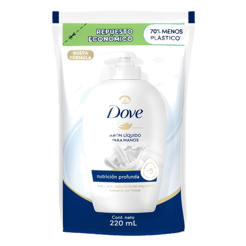 Jabon Liquido Dove Beauty Cream Doypack 220 Ml