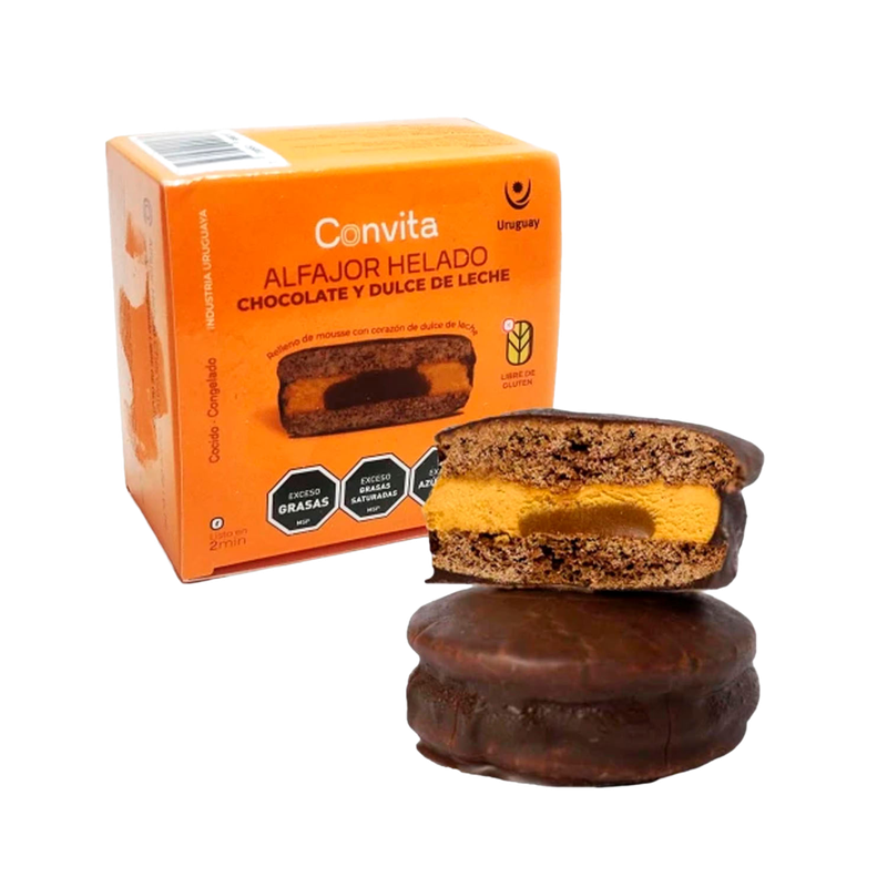 Alfajor Convita Helado Dulce De Leche Y Chocolate 70 G