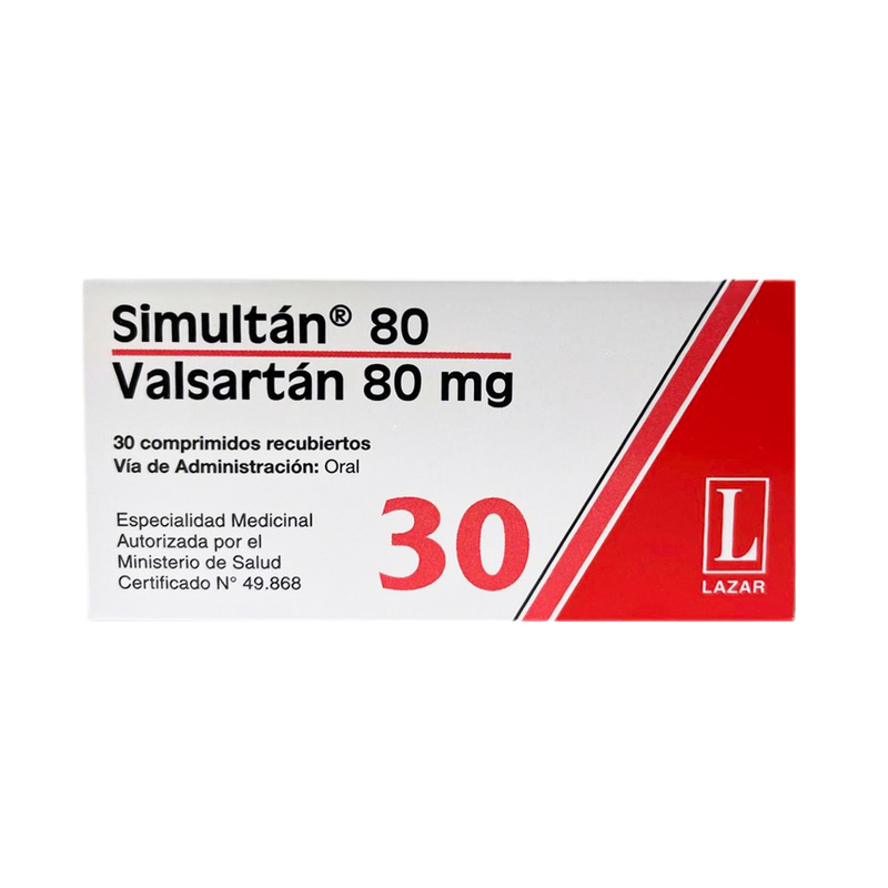 Simultan 80 Mg 30 Comprimidos Recubiertos