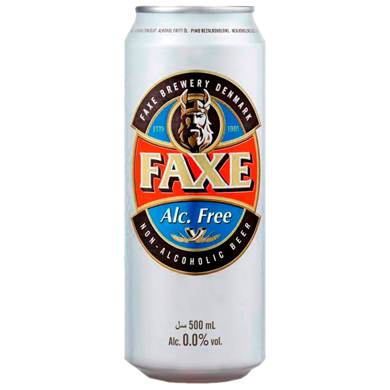 Cerveza Sin Alcohol Faxe 500 Ml