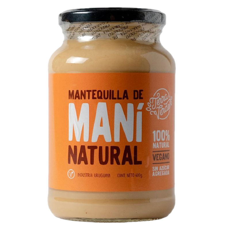 Mantequilla De Maní Natural Terra Verde 600 G
