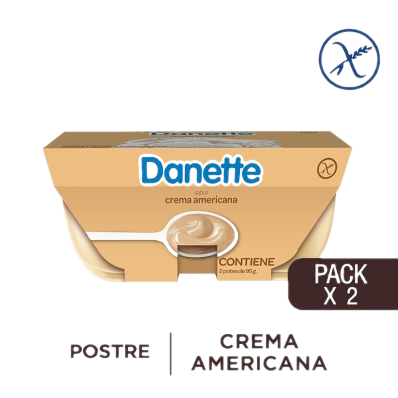 Postre Danette Crema Americana 190 G
