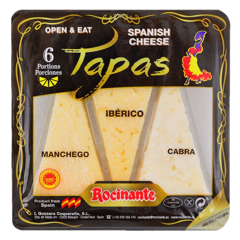 Queso Tapas Rocinante 6 Porciones 90 G