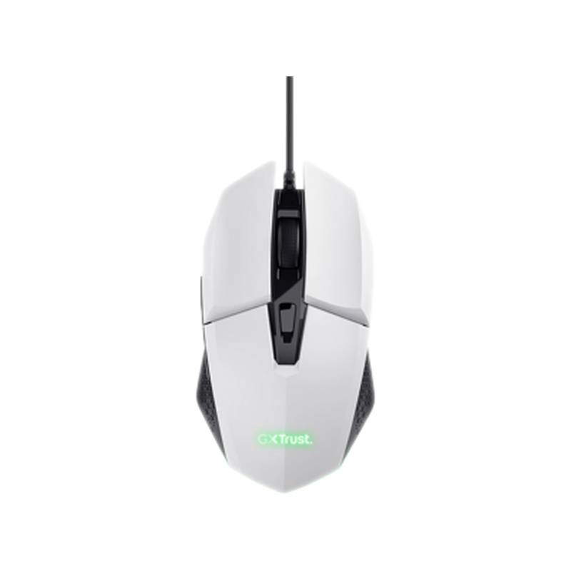 Mouse Trust Gaming Gxt109 Felox White Con Led