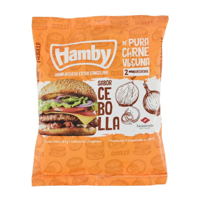 Hamburguesa Hamby Sabor Cebolla 2 Unidades