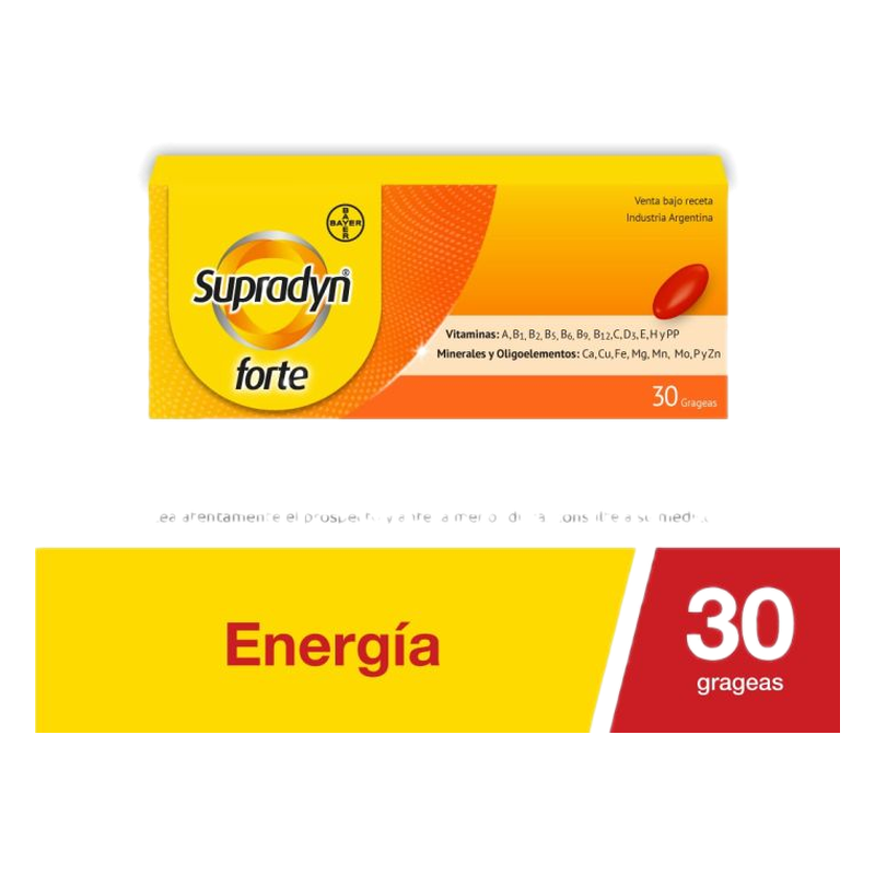 Supradyn Fortex X 30 Grageas