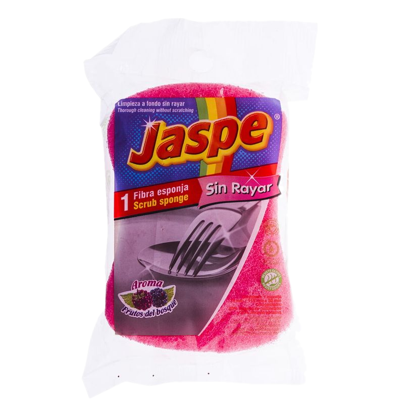Fibra Esponja Jaspe Sin Rayar Aroma Frutos Del Bosque