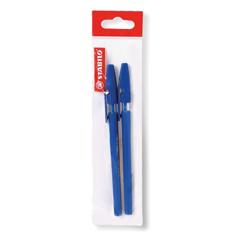 Bolígrafo Stabilo Liner Clásico Azul 2 Unidades
