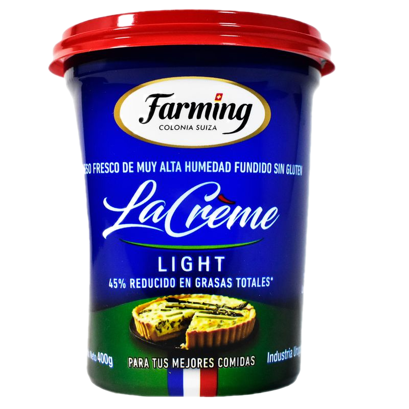 Queso Untable La Creme Light Farming 400 G