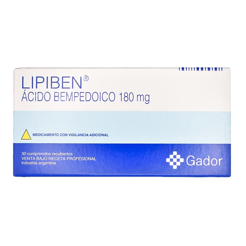 Lipiben 180 Mg 30 Comprimidos Recubiertos