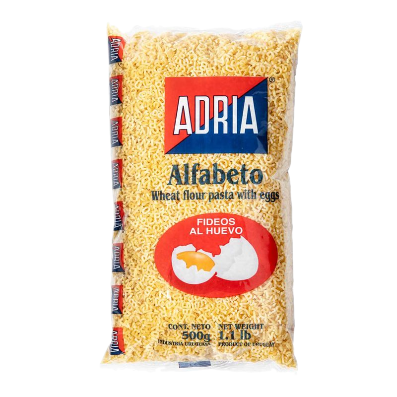 Fideos Al Huevo Adria Letritas 500 G