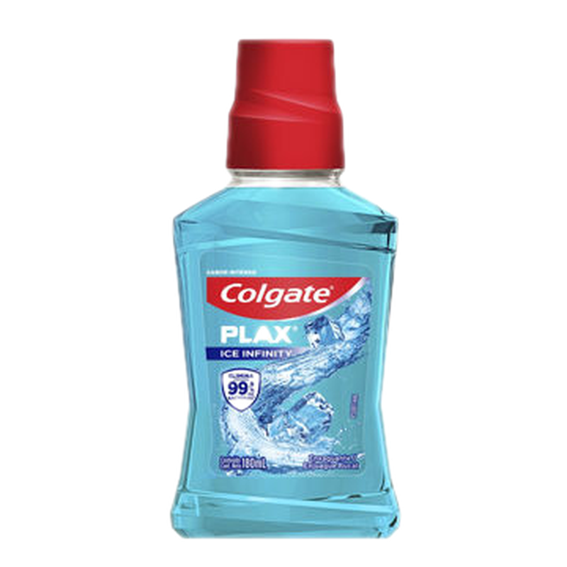 Colgate Plax Enjuague Bucal Ice Infinity 180 Ml