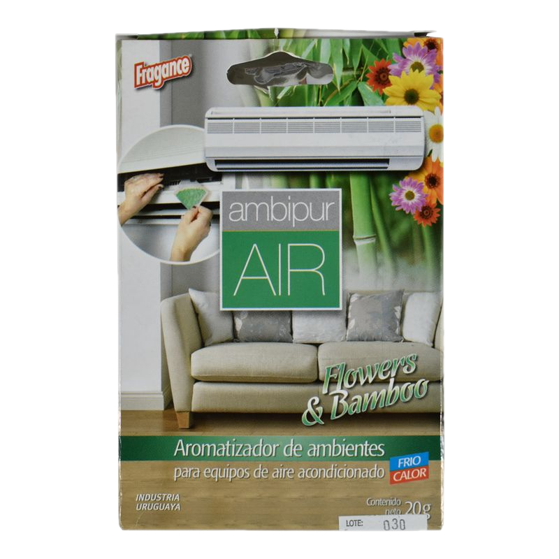 Aromatizador Aire Acondicionado Fragance Flower Bambú
