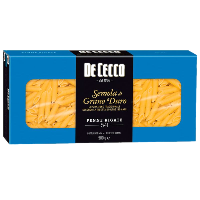 Fideo De Cecco Penne Rigate Sémola 500 G