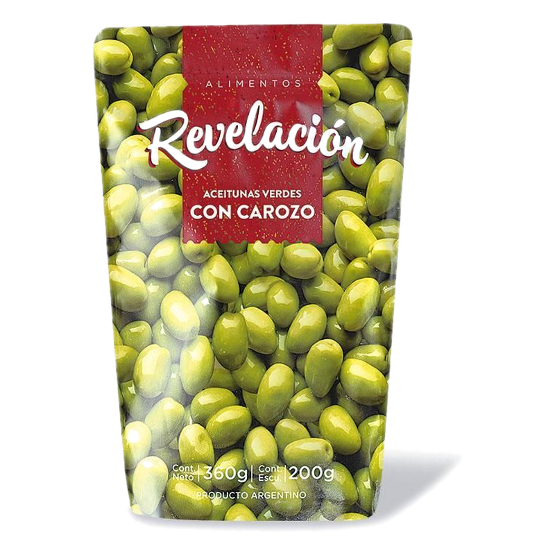 Aceitunas Verdes Revelación Con Carozo 360 G