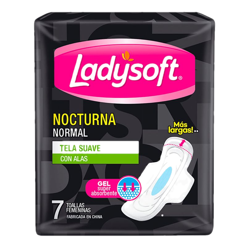 Toalla Femenina Ladysoft Ultra Delgada 7 Unidades