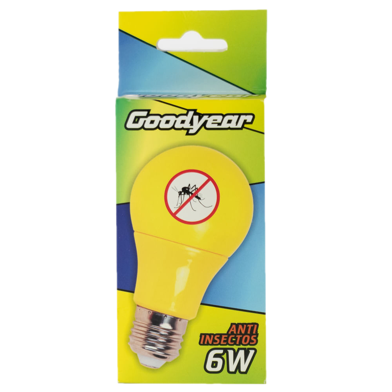 Lampara Led Anti Insectos Amarilla 6w