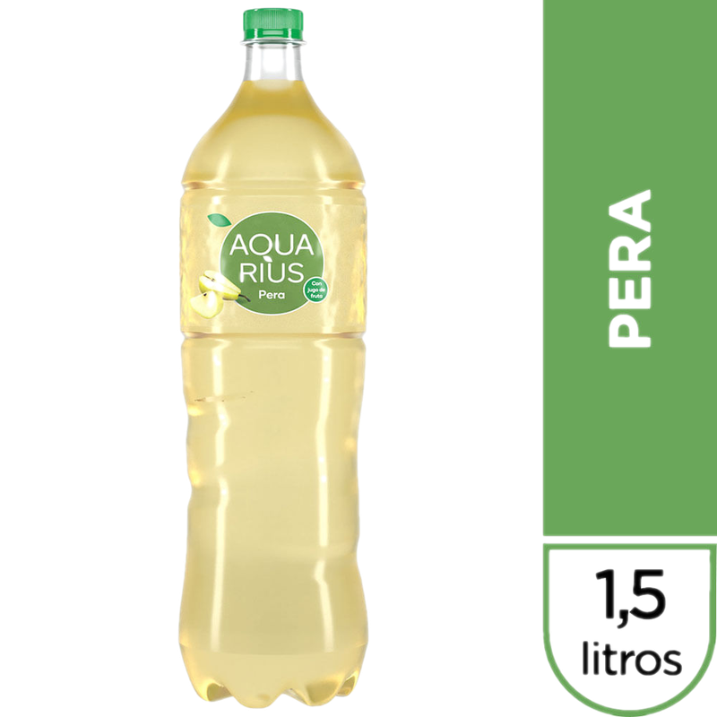 Agua Aquarius Saborizada Pera 1.5 L
