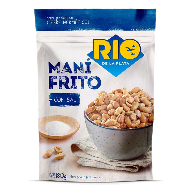 Maní Frito Salado Rio De La Plata 180 G
