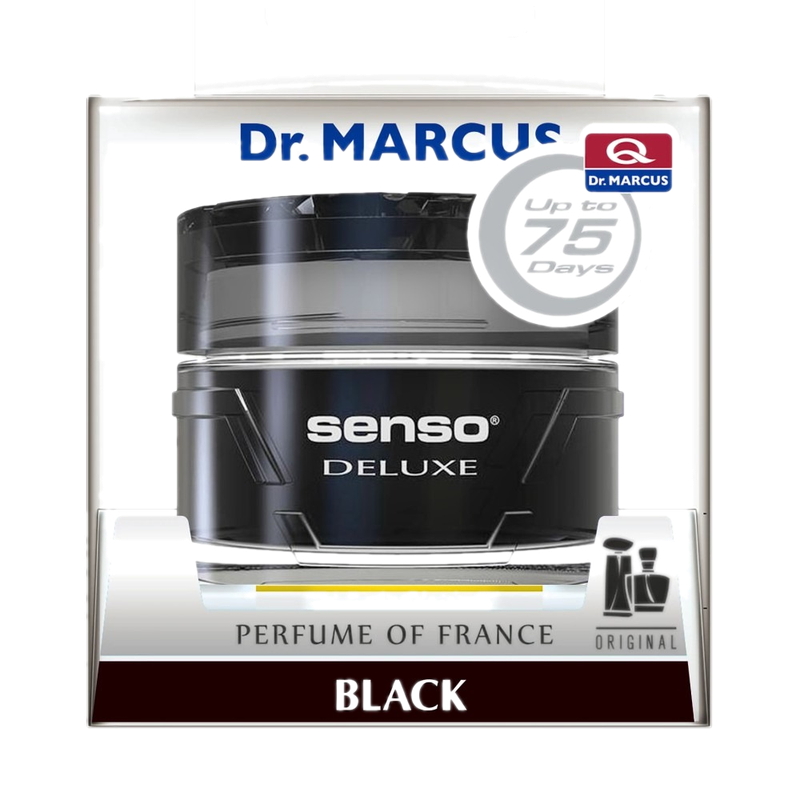 Aromatizante En Gel Dr. Marcus Senso Deluxe Black 50 Ml