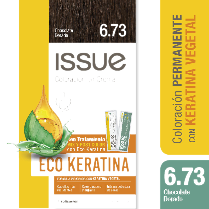 Coloración Issue Keratina Tono 6.73