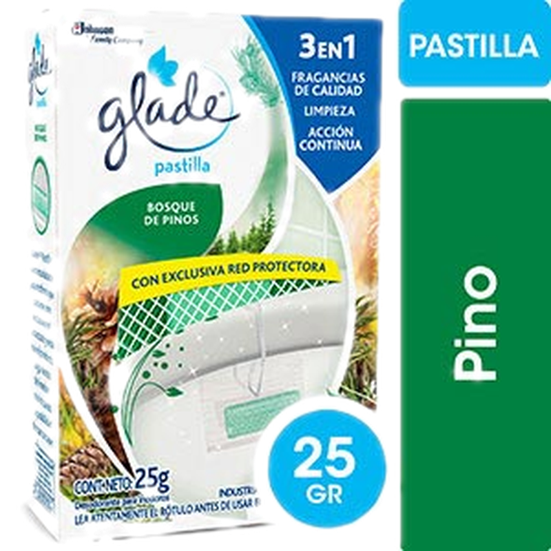 Pastilla Glade Inodoro Pino 25 G
