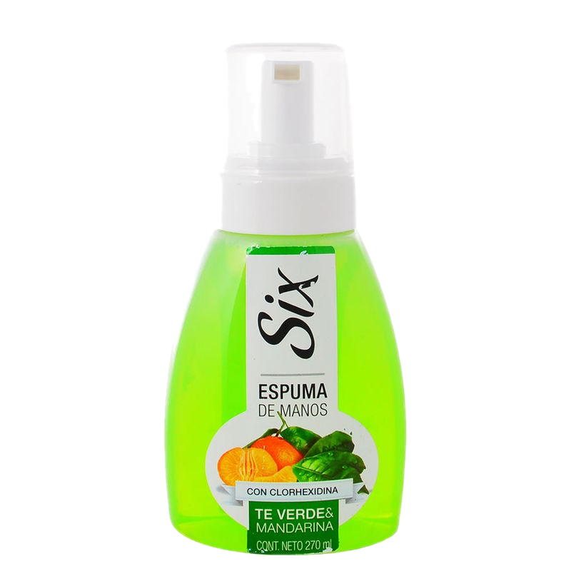 Espuma De Manos Six Té Verde 270 Ml