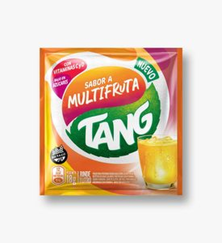 Refresco En Polvo Tang 18 G Multifruta Vitc+d